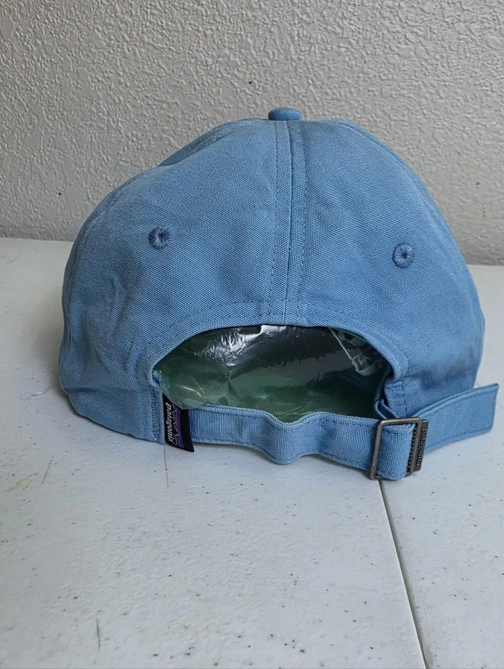 Patagonia Label Trad Cap Hat Blue One Size Blue Adjustable Organic Cotton